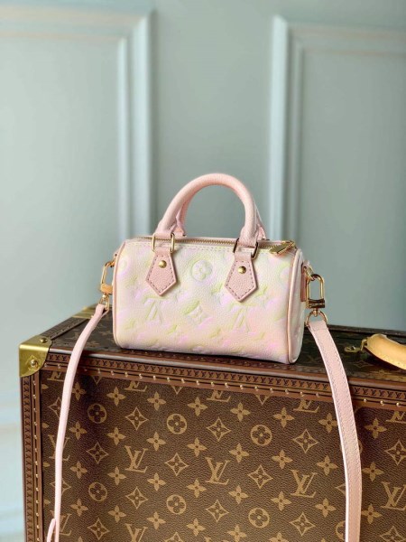 NEW LIMITED LOUIS VUITTON Nano Speedy M81508 Pink Monogram